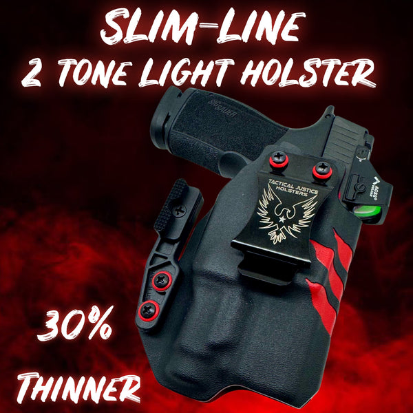 Slim Line 2 Tone Light Holster (Optional Scars/Ride Height & Deep Concealment)