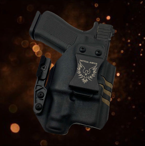 2 Tone IWB Weapon Light Holster (Optional Scars/Standard Ride Hight & Deep Concealment)